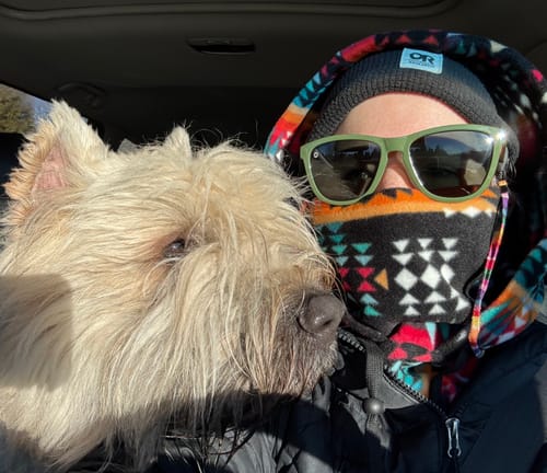 Customer photo review of Fleece Hood 2.0