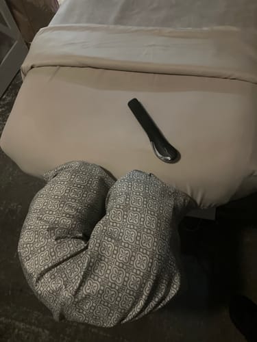Customer photo review of Achedaway Mini Scraper:On-the-Go heated muscle scraping tool