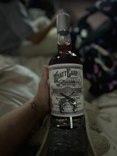 Customer photo review of Wyatt Earp Hazmat 13 Year Whiskey