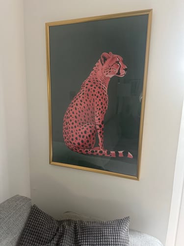 Customer photo review of Pink Cheetah Print