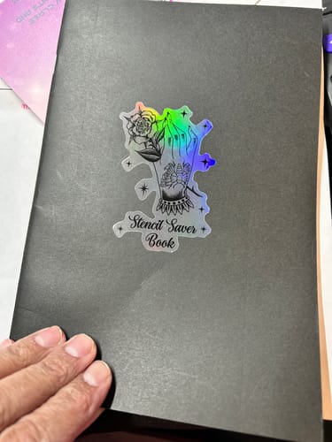 Customer photo review of Airbrush Stencil Saver Book