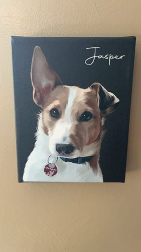 Customer photo review of Pet Art Canvas Wrap