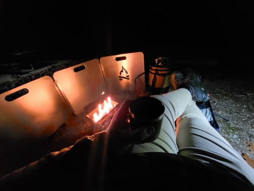 Customer photo review of The Original Fire Reflector