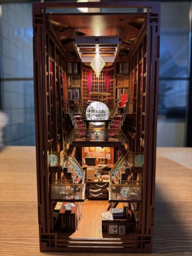 Customer photo review of Beyond Library DIY Book Nook Kit