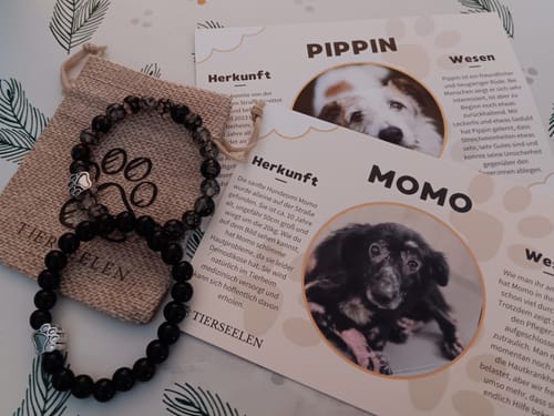 Customer photo review of Pfotenarmband - Mischling