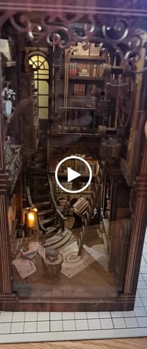 Customer video review of DIY Ancient Book Collect Room Book Nook Kit