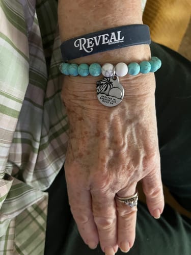 Customer photo review of BEADED – “BREATHE IN, BREATHE OUT, MOVE ON”