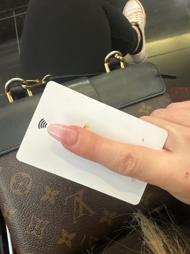 Customer photo review of Custom NFC Business Card