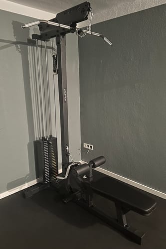 Customer photo review of Latzug mit Ruder-Station | 224cm Höhe