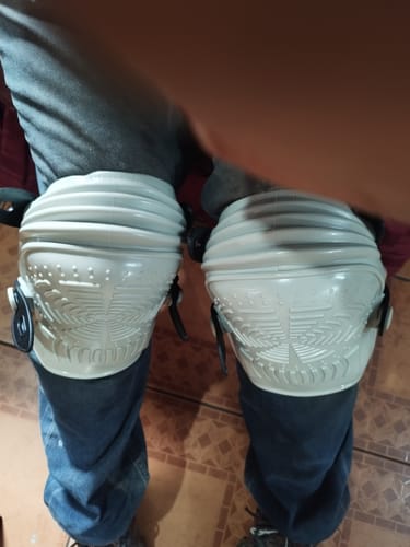 Customer photo review of Rodillera Greenway Caucho Acolchada Gris