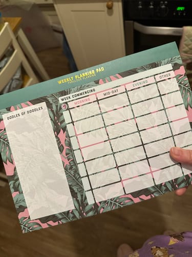 Customer photo review of A4 - Yearly Planning Pad - Botanical