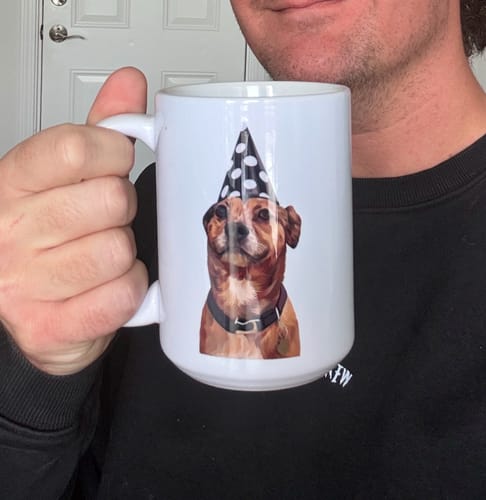 Customer photo review of Custom Mug