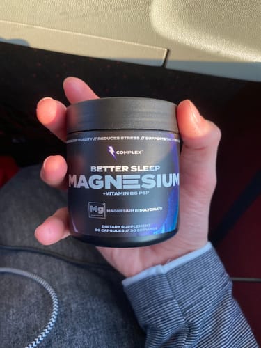 Zákaznická recenze s fotkou produktu Sleep Magnesium