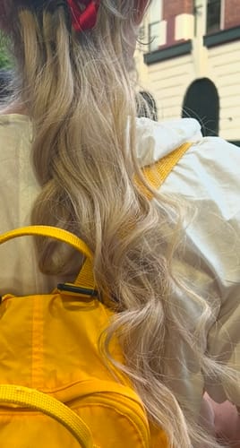 Customer photo review of 18 Inch Tape Hair Extensions