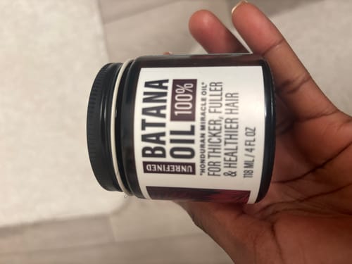 Customer photo review of 100% Unrefined Batana Oil 4 oz