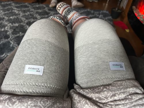 Customer photo review of Premium Bamboo Knee Sleeve (Single)