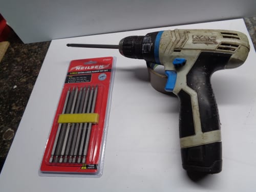 Customer photo review of 9 Piece Extra Long Power Bit Set