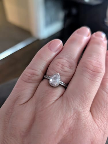 Customer photo review of Forever In My Heart Urn Ring