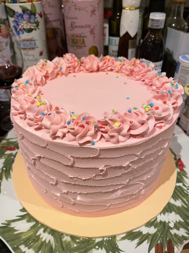 Customer photo review of Vegan Vanilla Cake