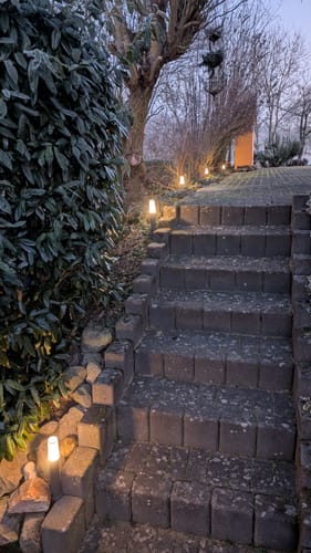 Customer photo review of Smarte Outdoor LED-Wegleuchten Lino, 5er-Set