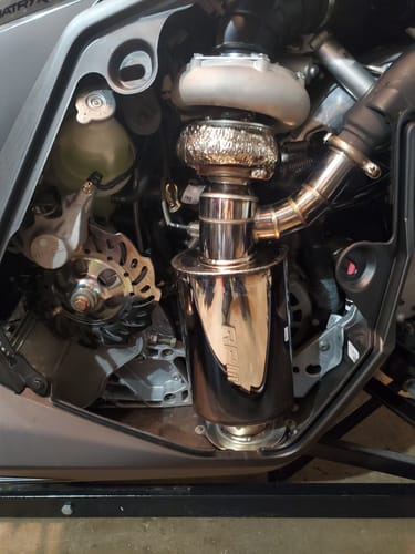Customer photo review of RPM Polaris RMK Turbo Snowmobile Exhaust Quiet Core Baffle