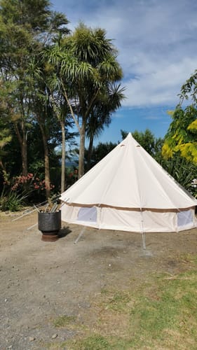 Customer photo review of Living Culture 5m Glamping Bell Tent