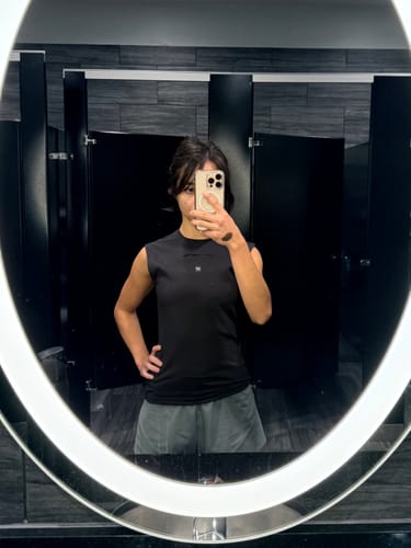 Customer photo review of Women's Sleeveless Second Skin - Yeezy Gap Engineered By Balenciaga - 2 Colors Available