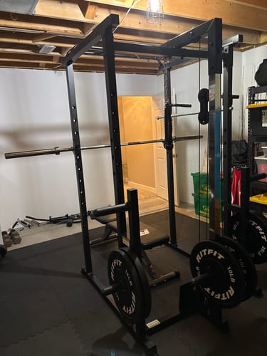 Customer photo review of RitFit PPC02 Power Cage Home Gym Package with Optional LAT PullDown Attachment