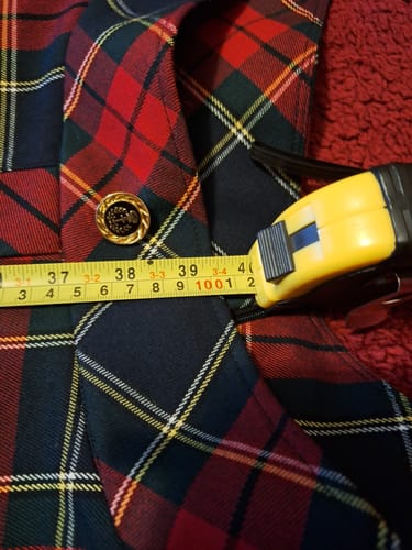 Customer photo review of A line plaid skirt KATYA BF