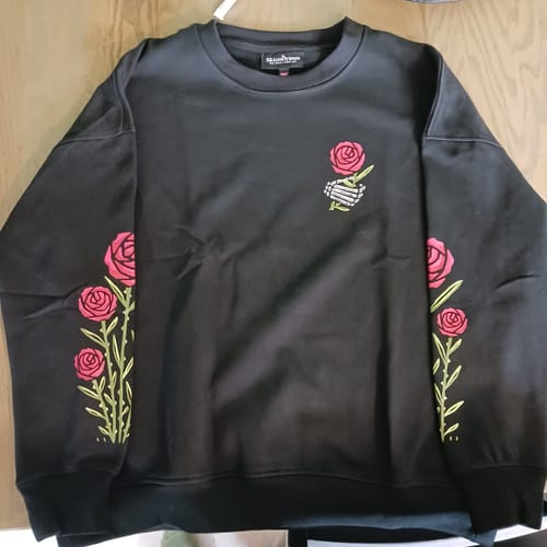 Customer photo review of Roses Crewneck