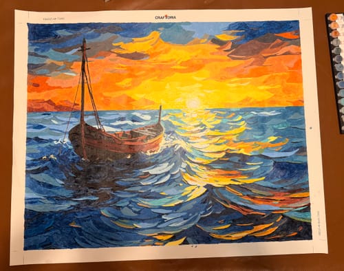 Customer photo review of Ocean Sunset Journey