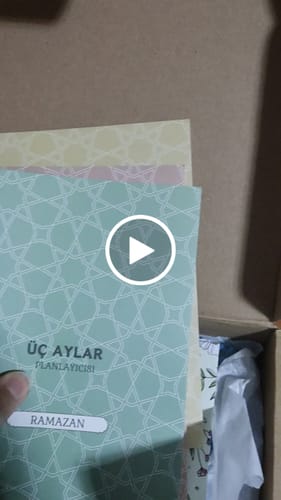 Customer video review of Üç Aylar Planlayıcısı (RECEP,ŞABAN,RAMAZAN)