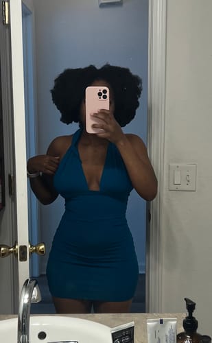 Customer photo review of Grace Bay Mini Dress
