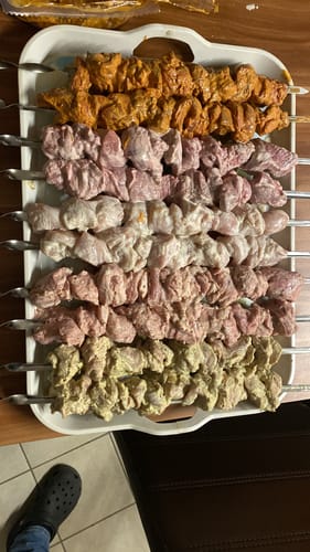 Customer photo review of Hähnchen Schaschlik Original 1kg