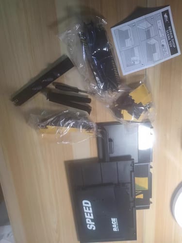 Customer photo review of Garage Diorama for DIY Car Model