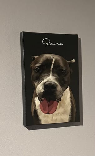 Customer photo review of Pet Art Canvas Wrap