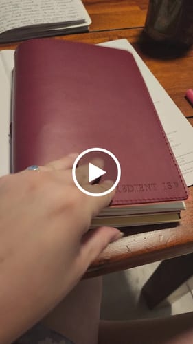 Customer video review of Planners Starter Kit- 'CANDY HEART'