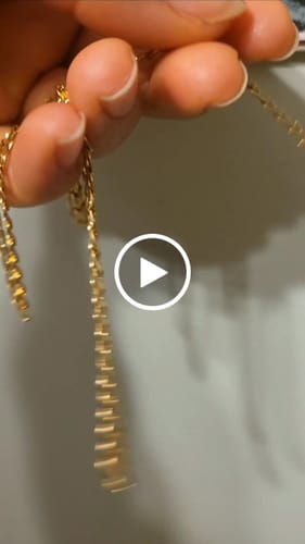 Customer video review of *NEW* 14k Solid Cuban Curb Chain (5.7mm - 22" Inches) JTJ™