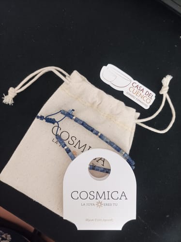 Customer photo review of PULSERA AJUSTABLE MIYUKI SODALITA + HEMATITA (2X6 MM)