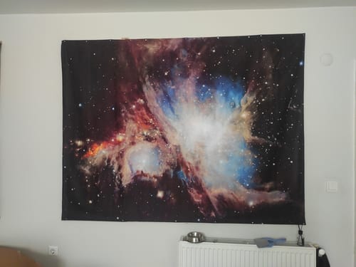 Customer photo review of Orion Nebula II Duvar Örtüsü
