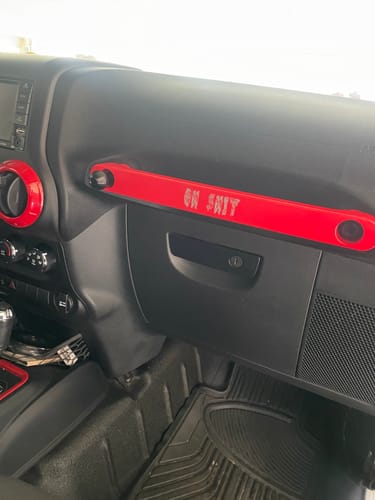 Customer photo review of Jeep JK & JKU Grab Bar