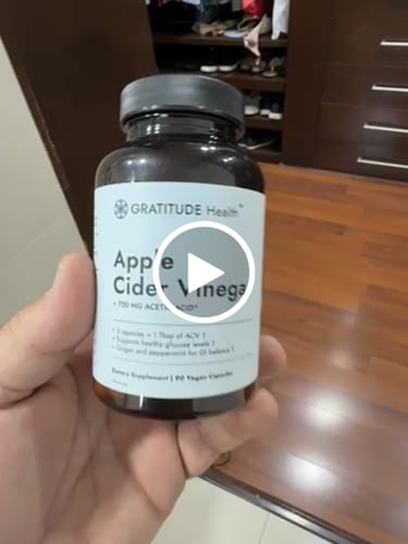 Customer video review of Apple Cider Vinegar Capsules (90 Capsules)