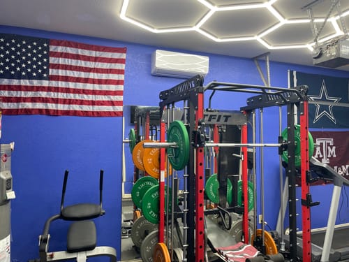 Customer photo review of RitFit PPC03 Power Cage Home Gym Package with Adjustable Cable System