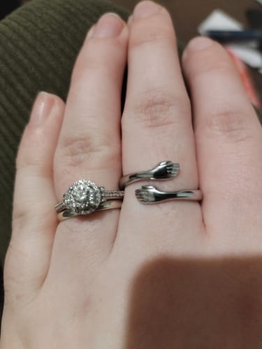 Customer photo review of Hug From Heaven Ring