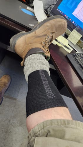 Customer photo review of Men's Alpaca Socks