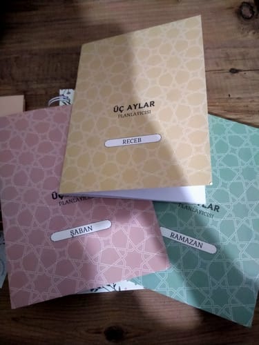 Customer photo review of Üç Aylar Planlayıcısı (RECEP,ŞABAN,RAMAZAN)