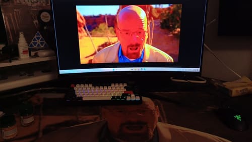 Customer photo review of XXXL Extended Large Custom Mousepad
