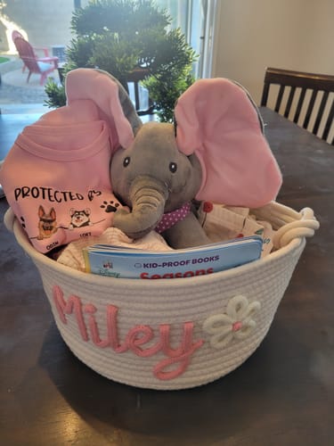 Customer photo review of Basket Size