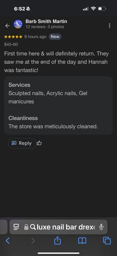 Customer photo review of Zappy Google Review Stand