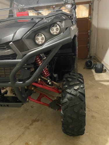 Customer photo review of Kawasaki Wheel Spacers - Select Model (Sold in Pairs)